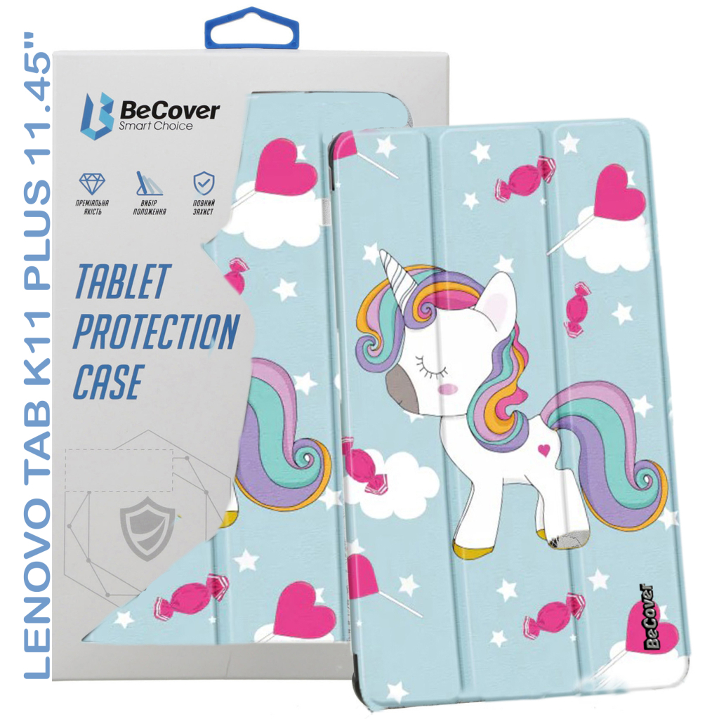 Чохол до планшета BeCover Smart Case Lenovo Tab K11 Plus TB-352F 11.45" Unicorn (711858) - зображення 6