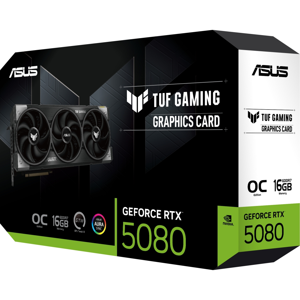 Відеокарта ASUS GeForce RTX5080 16GB TUF OC GAMING (TUF-RTX5080-O16G-GAMING) - зображення 12