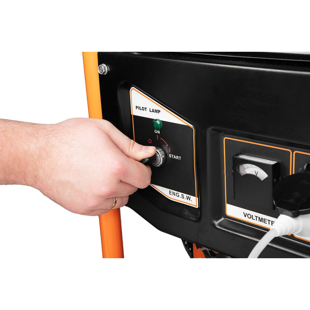 Генератор Neo Tools 230V, 1 фаза, 6/6.5kW, електростарт, AVR (04-731) - зображення 9