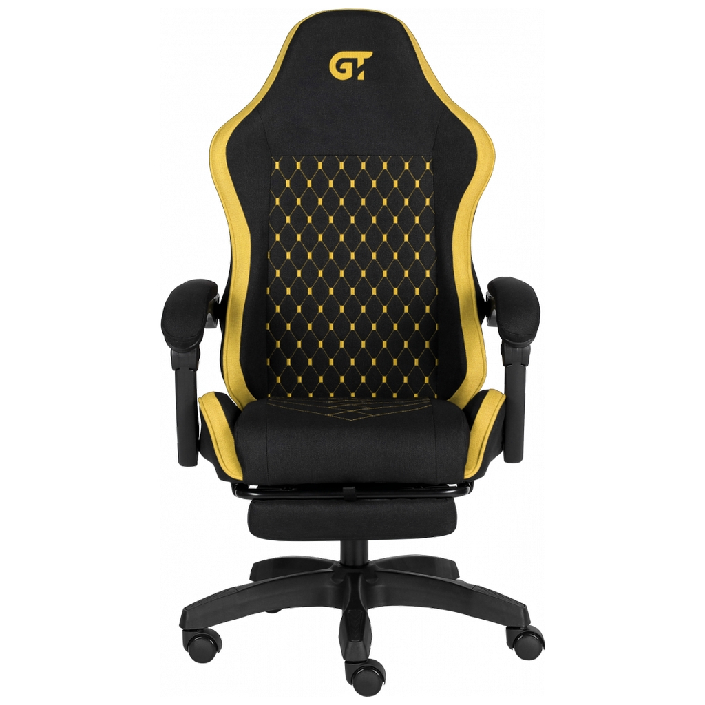 Крісло ігрове GT Racer X-2339 Black/Yellow (X-2339 Fabric Black/Yellow) - зображення 4
