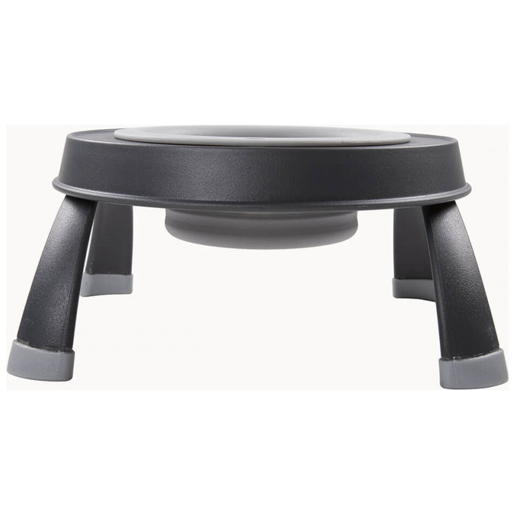 Посуд для собак Dexas Миска одинарна на складній підставці-мала 360 мл світло-сіра (0084297309091) - зображення 2