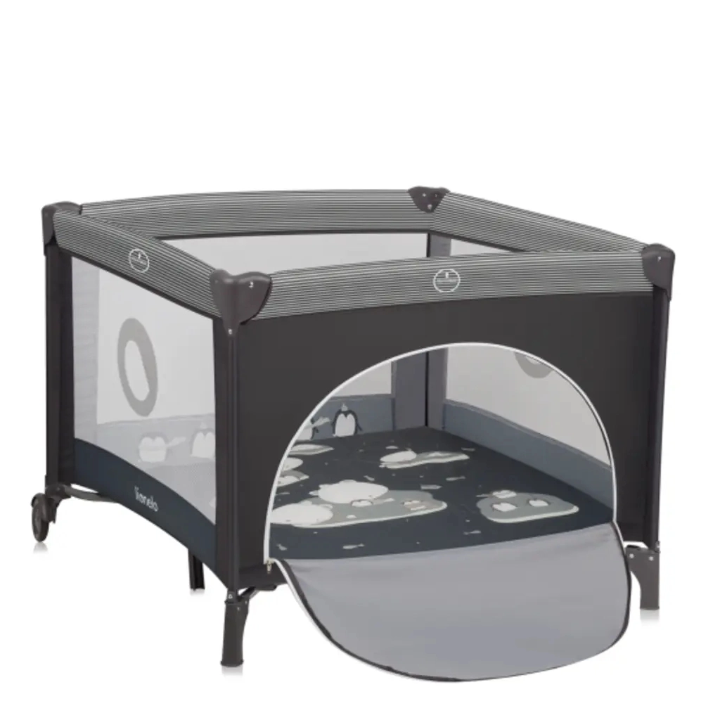 Дитячий манеж Lionelo Bonnie Grey Scandi (LO-BONNIE GREY SCANDI) - зображення 1