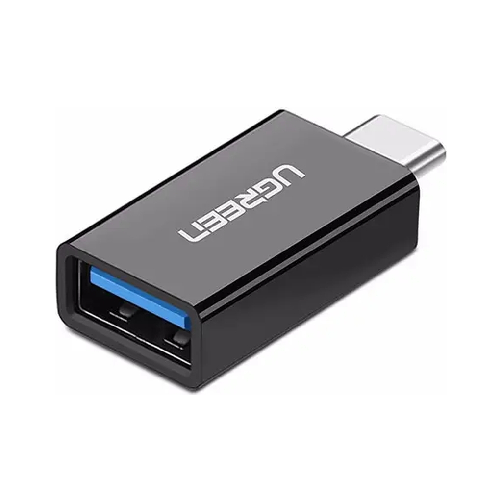 Перехідник OTG USB 3.0 AF to USB-C US173 black Ugreen (20808) - зображення 2