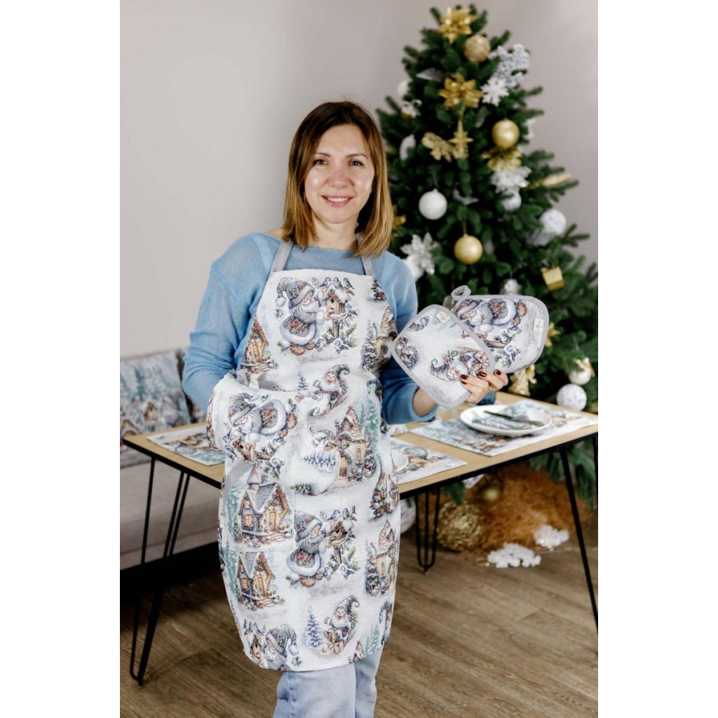 Кухонна прихватка Прованс гобеленова Казкові гноми 20х20 см (038469) - изображение 4