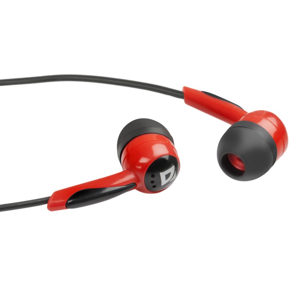 Навушники Defender Basic 604 Black-Red (63605) - зображення 2