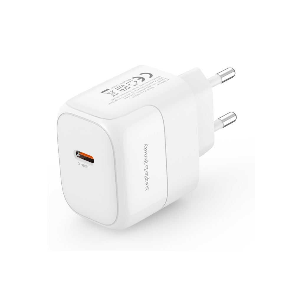 Зарядний пристрій XO L136 20W USB-C PD White (L136_White) - зображення 4