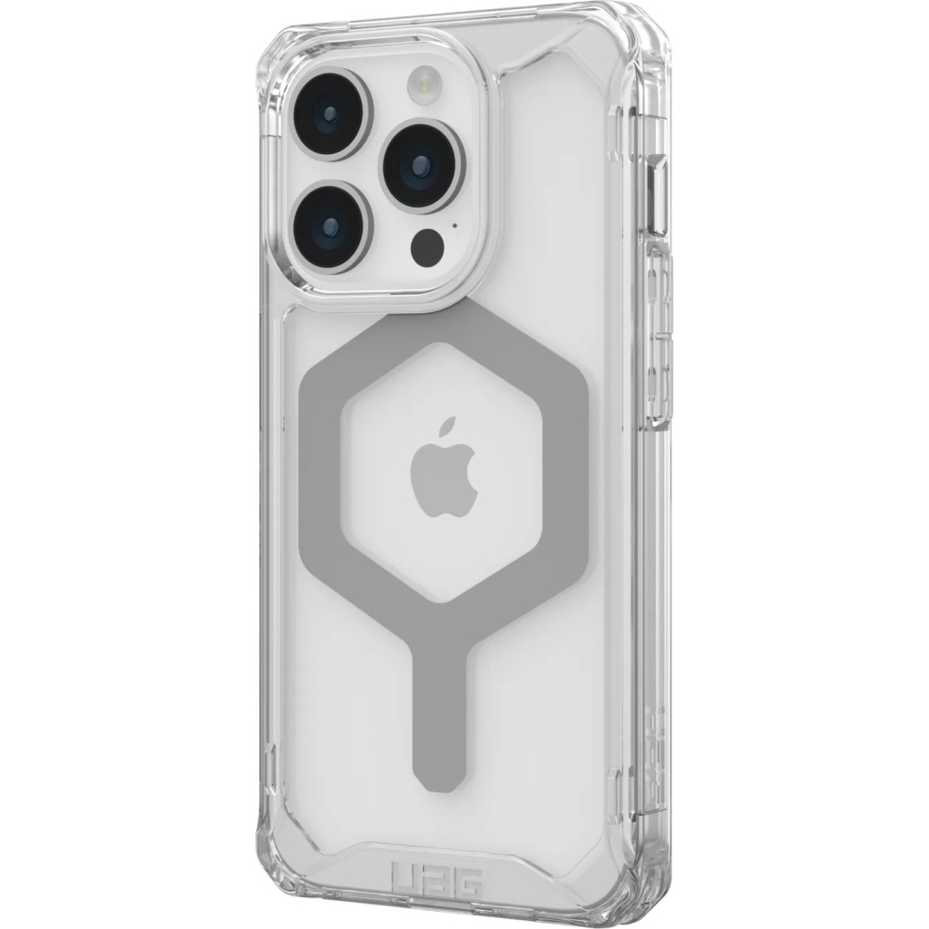 Чохол до мобільного телефона UAG Apple Iphone 15 Pro Plyo Magsafe Ice/Silver (114286114333) - зображення 8