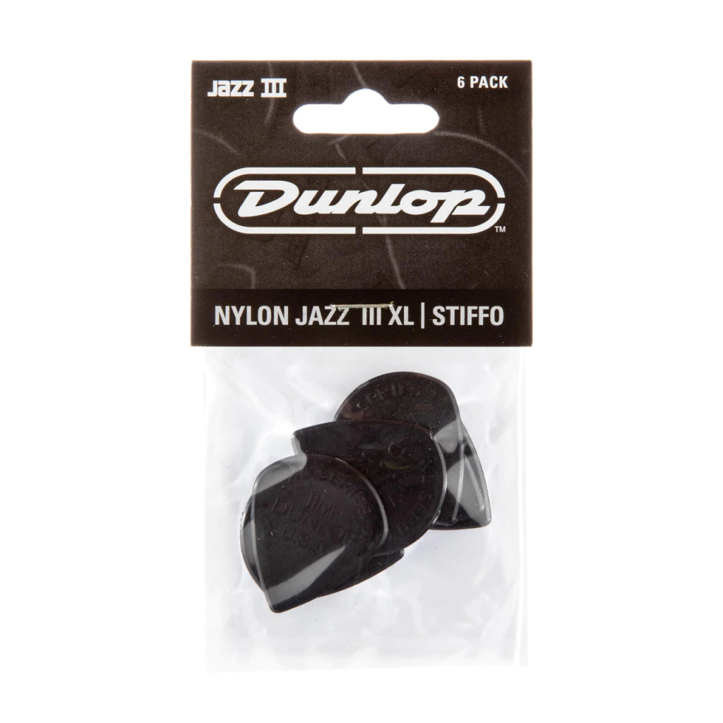 Медіатор Jim Dunlop Jazz III XL Stiffo Pick 6 шт. (47PXLS) - зображення 2