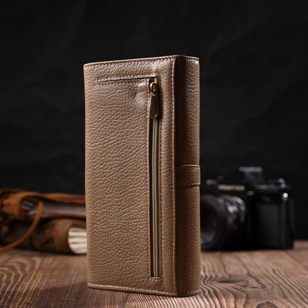 Гаманець Tony Bellucci З натуральної шкіри Бежевий (21959) - зображення 8