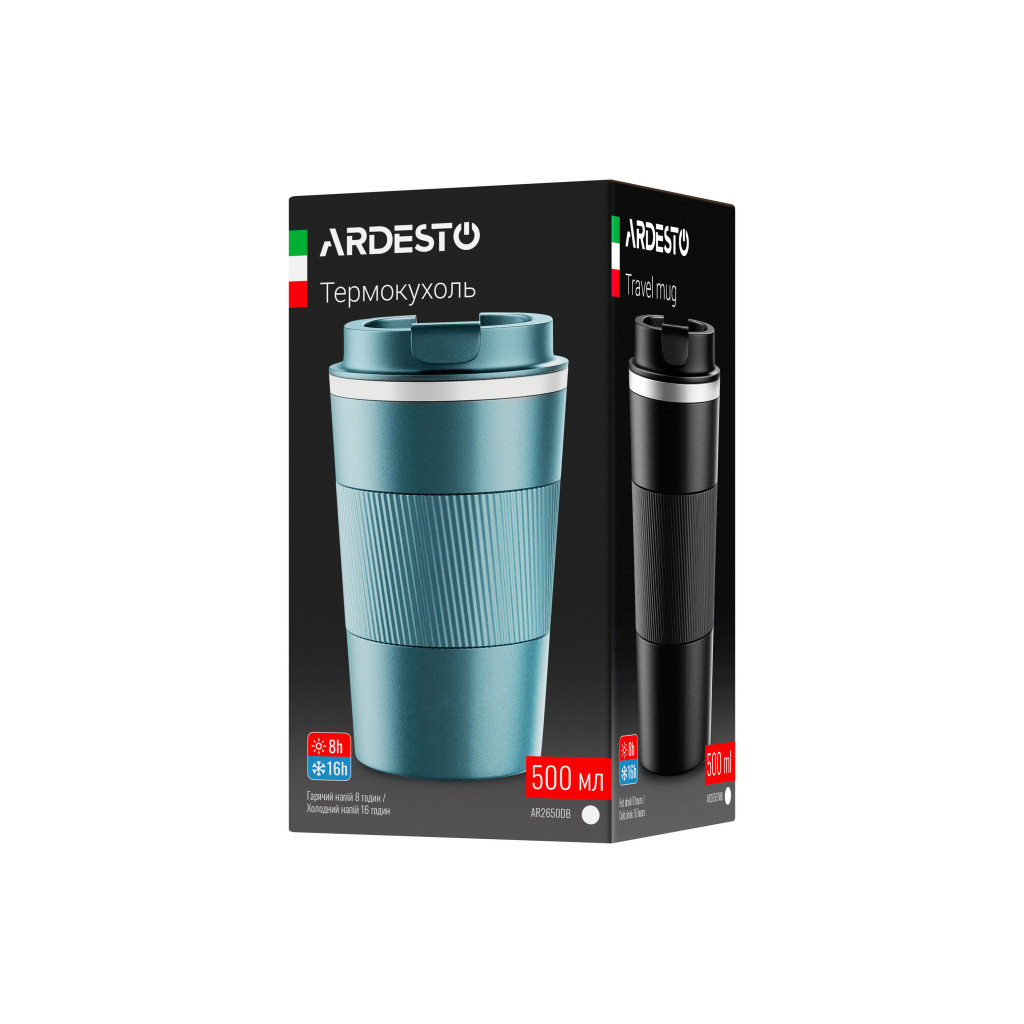 Термокружка Ardesto Urban 500 мл Зелена (AR2650GT) - picture 9