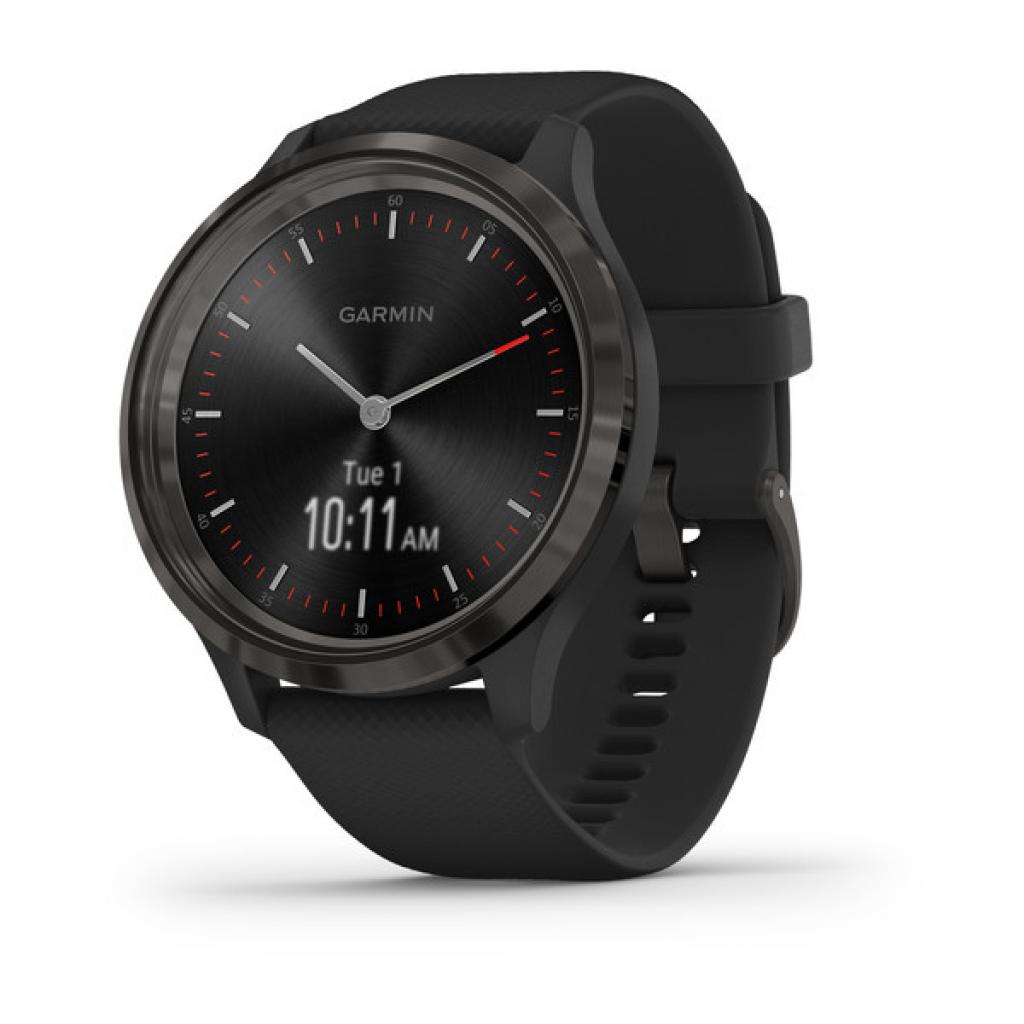 Смарт-годинник Garmin Vivomove 3 Slate Stainless Steel Bezel with Black Case and S (010-02239-01) - зображення 1