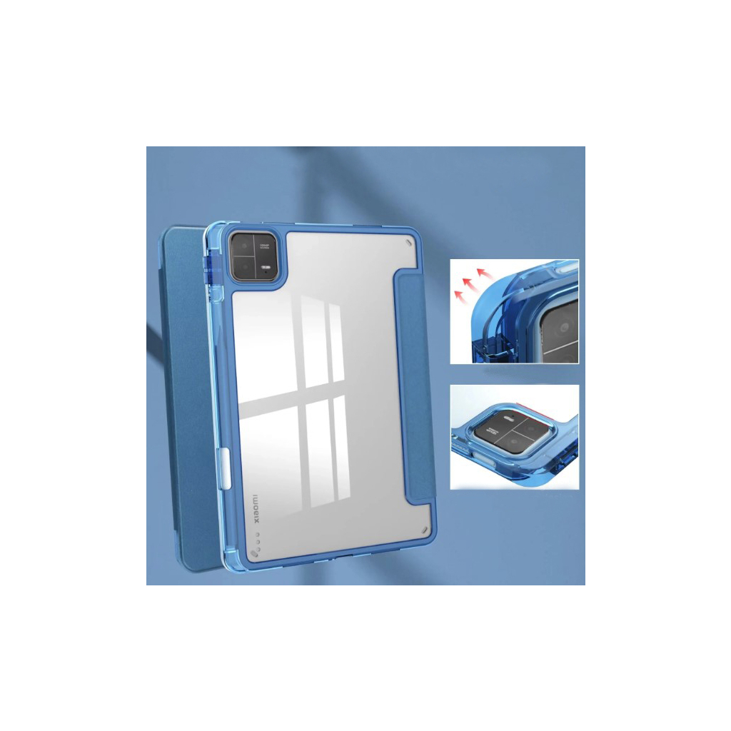 Чохол до планшета BeCover TPU Edge stylus mount Xiaomi Mi Pad 6 / 6 Pro 11" Blue (709559) - зображення 6