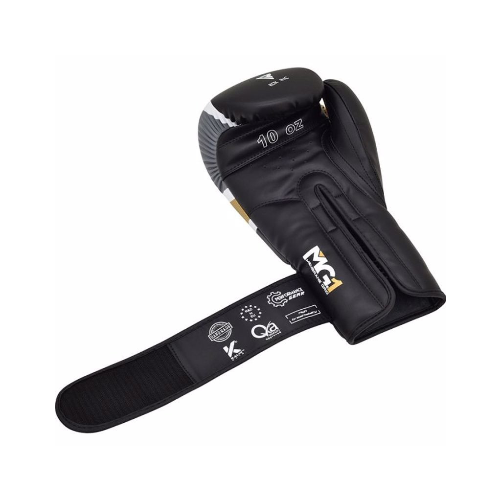 Боксерські рукавички RDX F7 Ego Black Golden 12 унцій (BGR-F7BGL-12oz) - зображення 6
