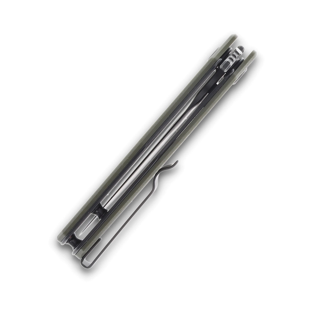 Ніж Hightron Mini Ventura, D2, G10, зелений, чорний stonewash клинок (HK05GRNBS) - зображення 9