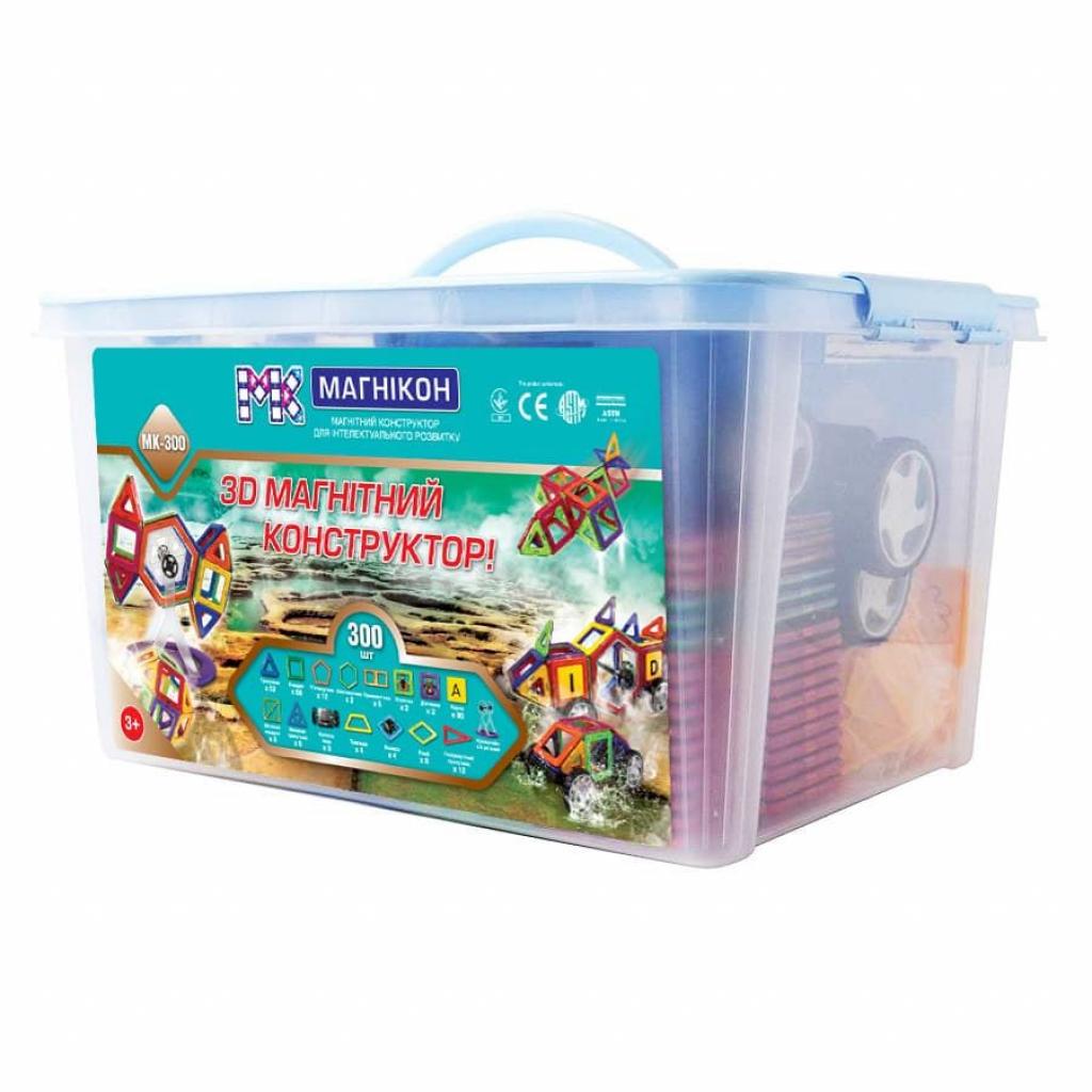 Конструктор Магнікон 300 деталей Plastic box (MK-300) - зображення 1