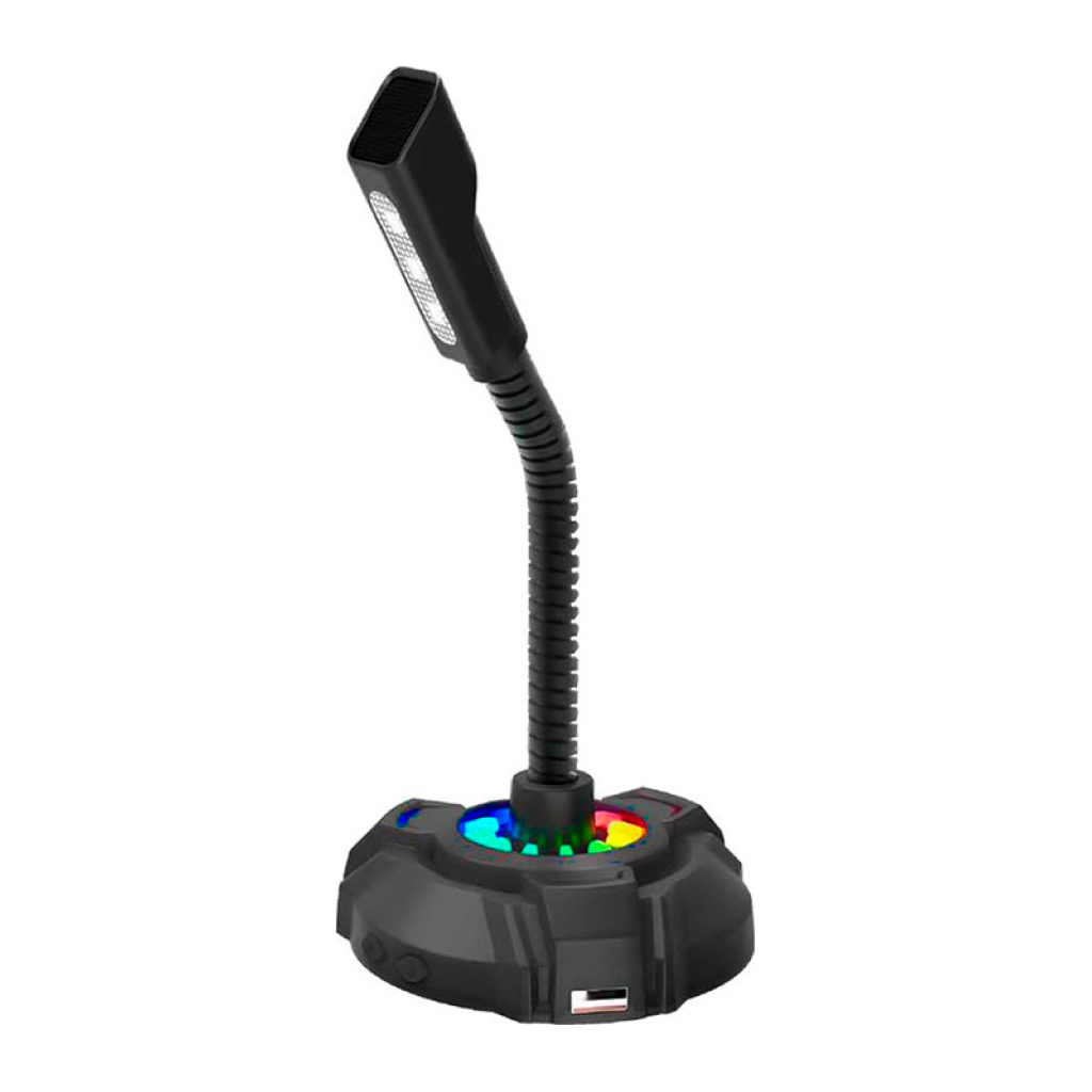 Мікрофон HP DHP-1100C RGB backlit 3.5мм+USB Black (DHP-1100C) - зображення 1