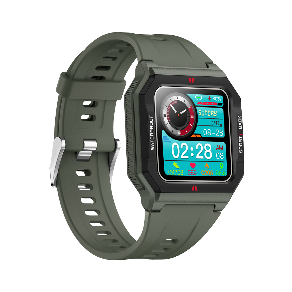 Смарт-годинник Gelius Pro GP-SW006 (Old School) (IPX7) Green - зображення 3