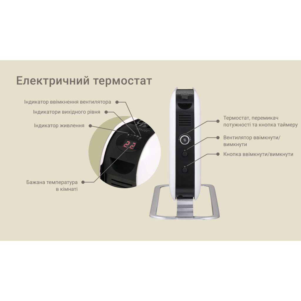 Обігрівач Mill SG2000LED - зображення 4