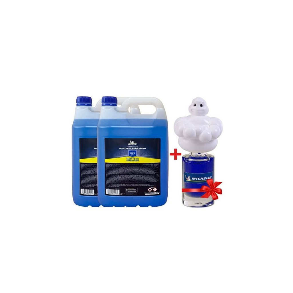 Омивач автомобільний Michelin Акційний набір (омивач скла -20С,5л 2шт+Ароматизатор) (75220) - зображення 1