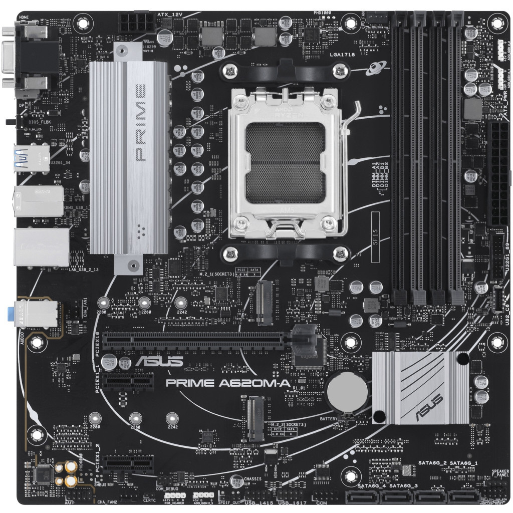 Материнська плата ASUS PRIME A620M-A-CSM - зображення 2