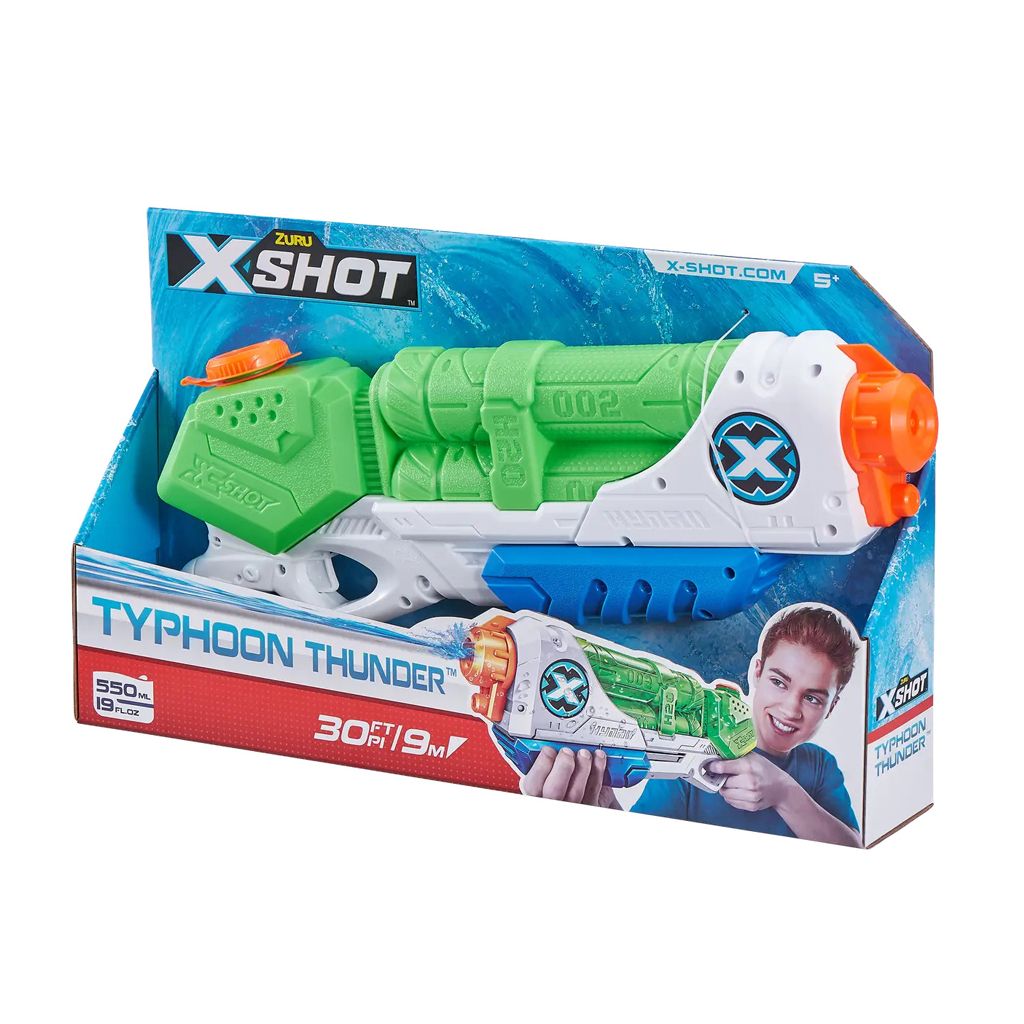 Іграшкова зброя Zuru X -Shot Warfare Водний бластер Medium Typhoon Thunder (01228R) - зображення 2