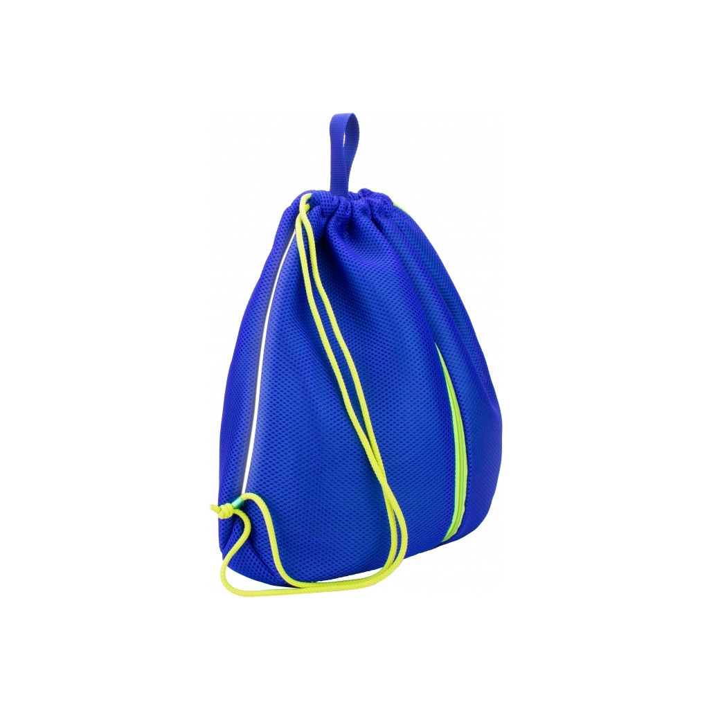 Сумка для взуття Cool For School з кишенею на блискавці, темно-синя (CF86405) - зображення 2