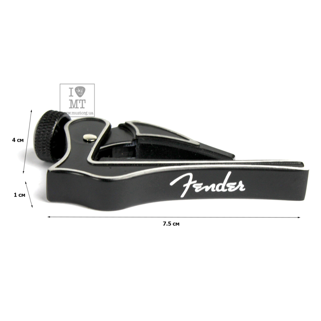 Каподастр Fender Dragon Capo BK (220078) - зображення 2