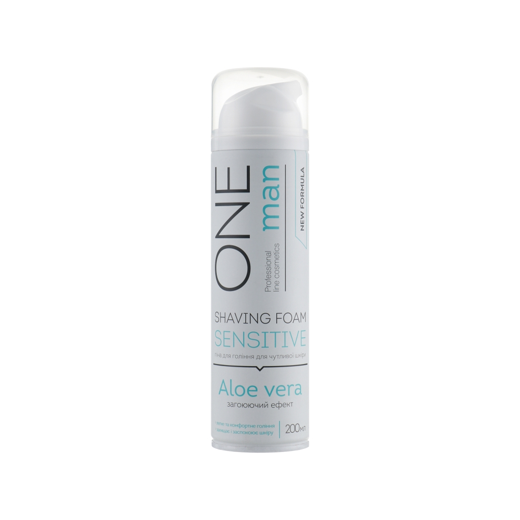 Піна для гоління Iceberg Group One Man Aloe Vera Sensitive 200 мл (4820172070870) - изображение 1