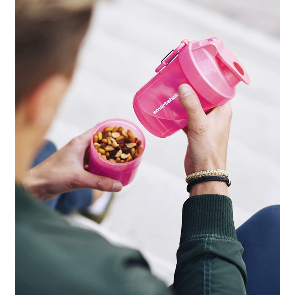 Шейкер спортивний SmartShake Original2GO 600ml Neon Pink (10560502) - зображення 5