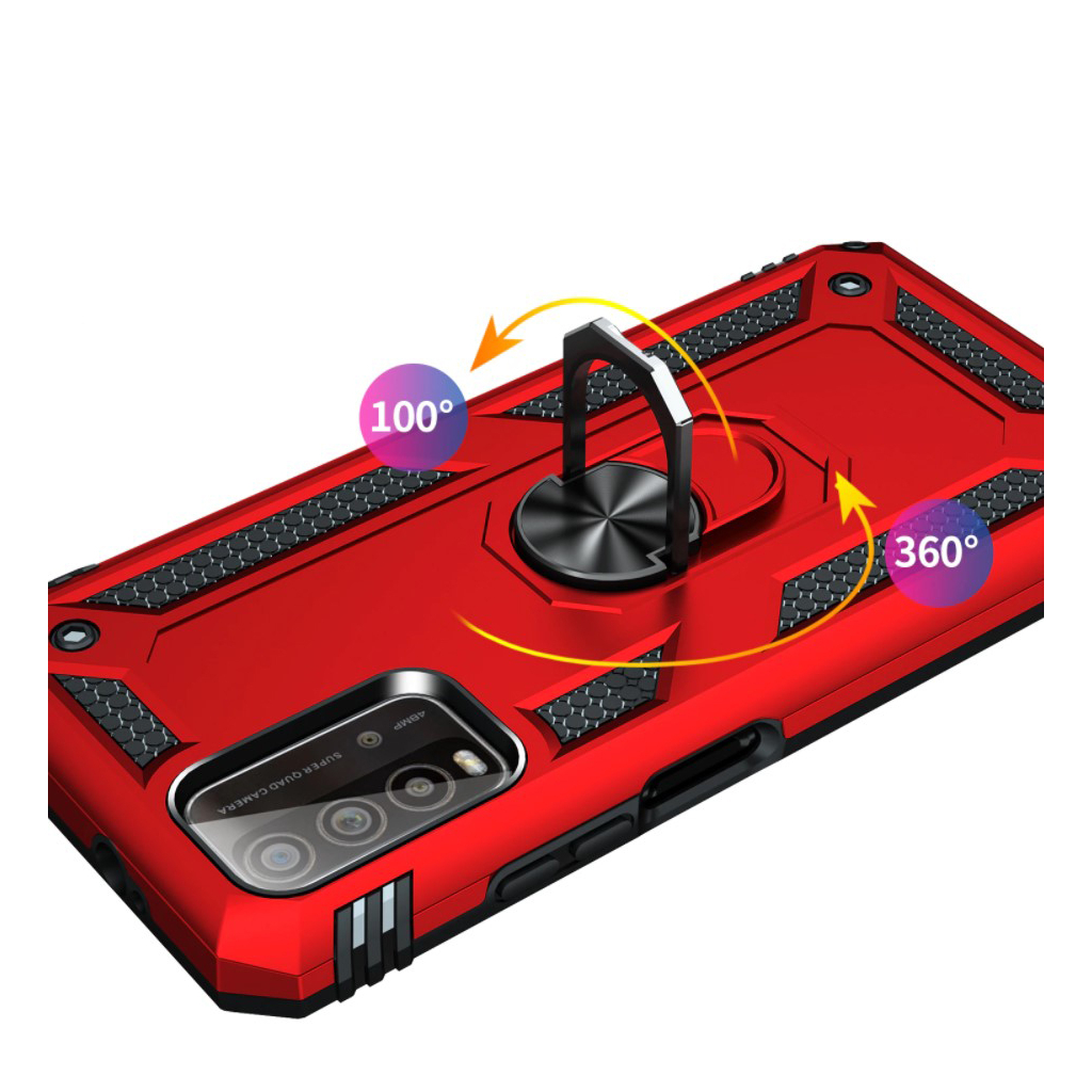Чохол до мобільного телефона BeCover Military Xiaomi Redmi 9T / Poco M3 Red (706648) - зображення 3