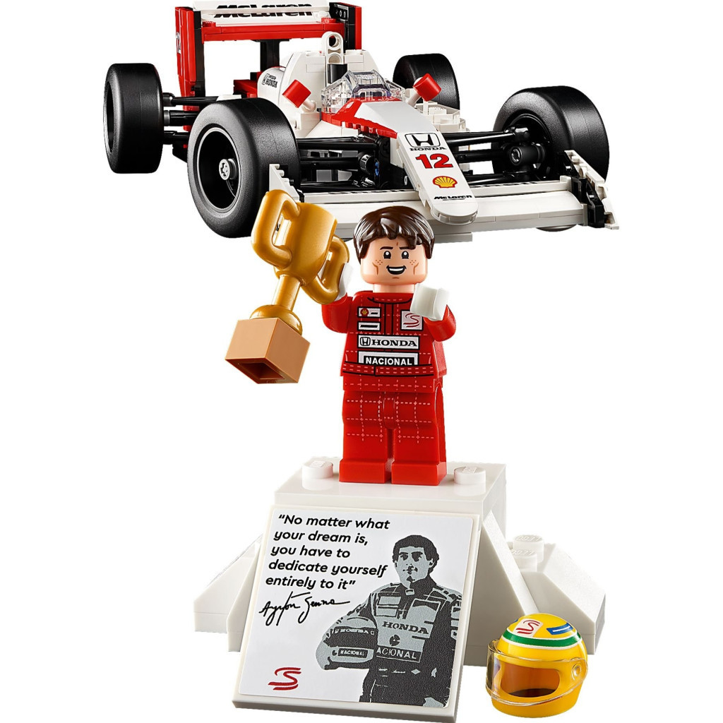 Конструктор LEGO Icons McLaren MP4/4 і Айртон Сенна (10330) - зображення 3