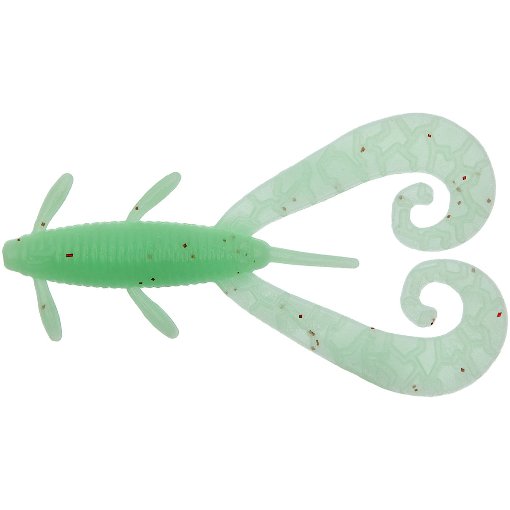 Силікон рибальський Reins G-Tail Twin 2" 146 Hot Cucumber (10 шт/уп.) (1552.08.21) - зображення 1