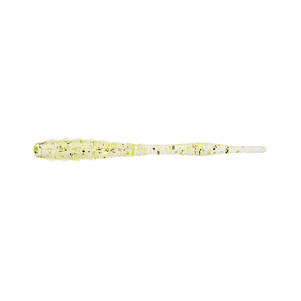 Силікон рибальський FishUP Aji Scaly 2.3" 412 - UV Clear/Chartreuse (9шт/уп) (1862.00.23) - изображение 1