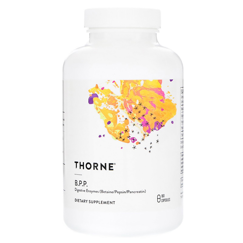 Пробіотики Thorne Research Травні ферменти (Бетаин / Пепсин / Панкреатин), (THR-41002) - изображение 1
