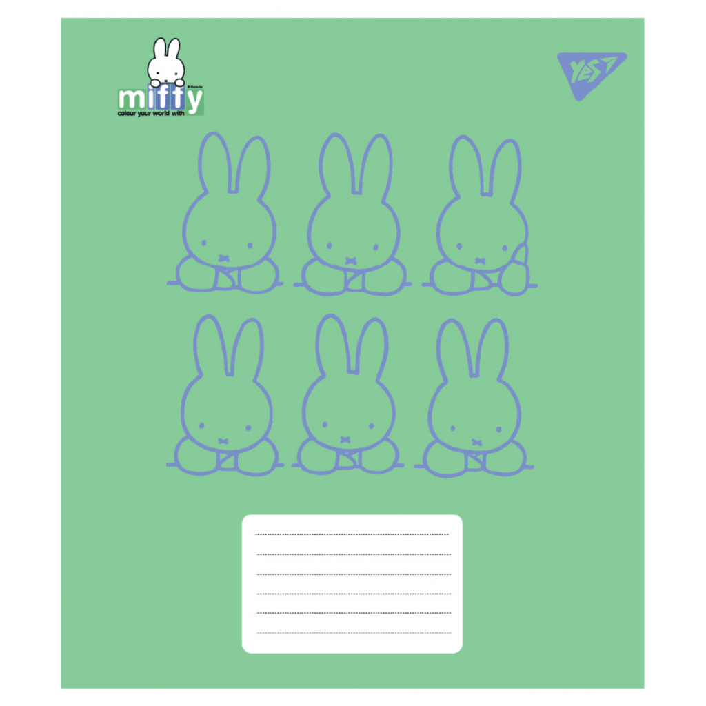 Зошит Yes Miffy Bunny А5 24 аркушів лінія (767623) - зображення 2