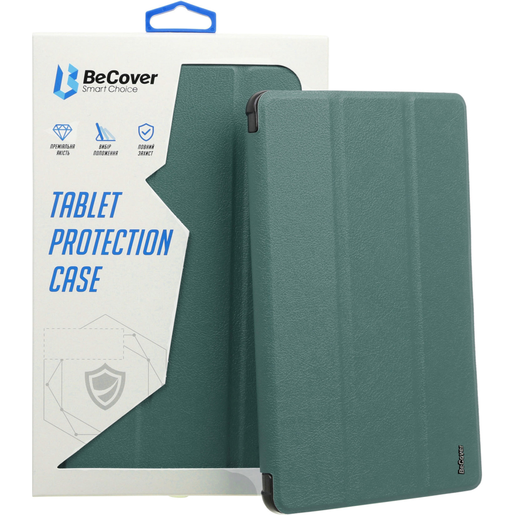 Чохол до планшета BeCover Soft Edge Samsung Galaxy Tab A8 10.5 (2021) SM-X200 / SM-X205 Dark Green (708358) - зображення 1