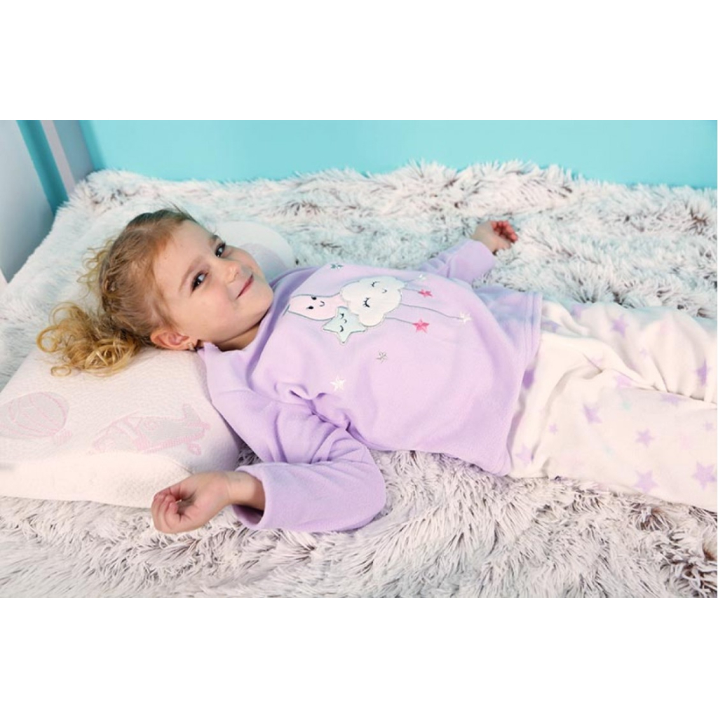 Подушка Highfoam дитяча ортопедична Noble Twinkle Star для дівчаток 50 х 29 х 8 см (4820000634977) - зображення 5