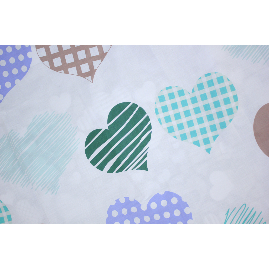 Постільна білизна MirSon Бязь 17-0533 Hearts 2х160х220 (2200003785548) - зображення 6