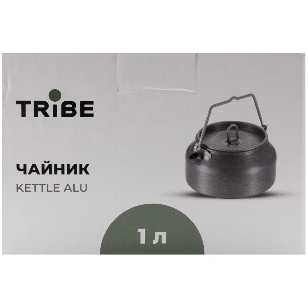 Чайник туристичний Tribe Kettle Alu 1 л алюмінієвий (T-FI-0013-grey) - изображение 8
