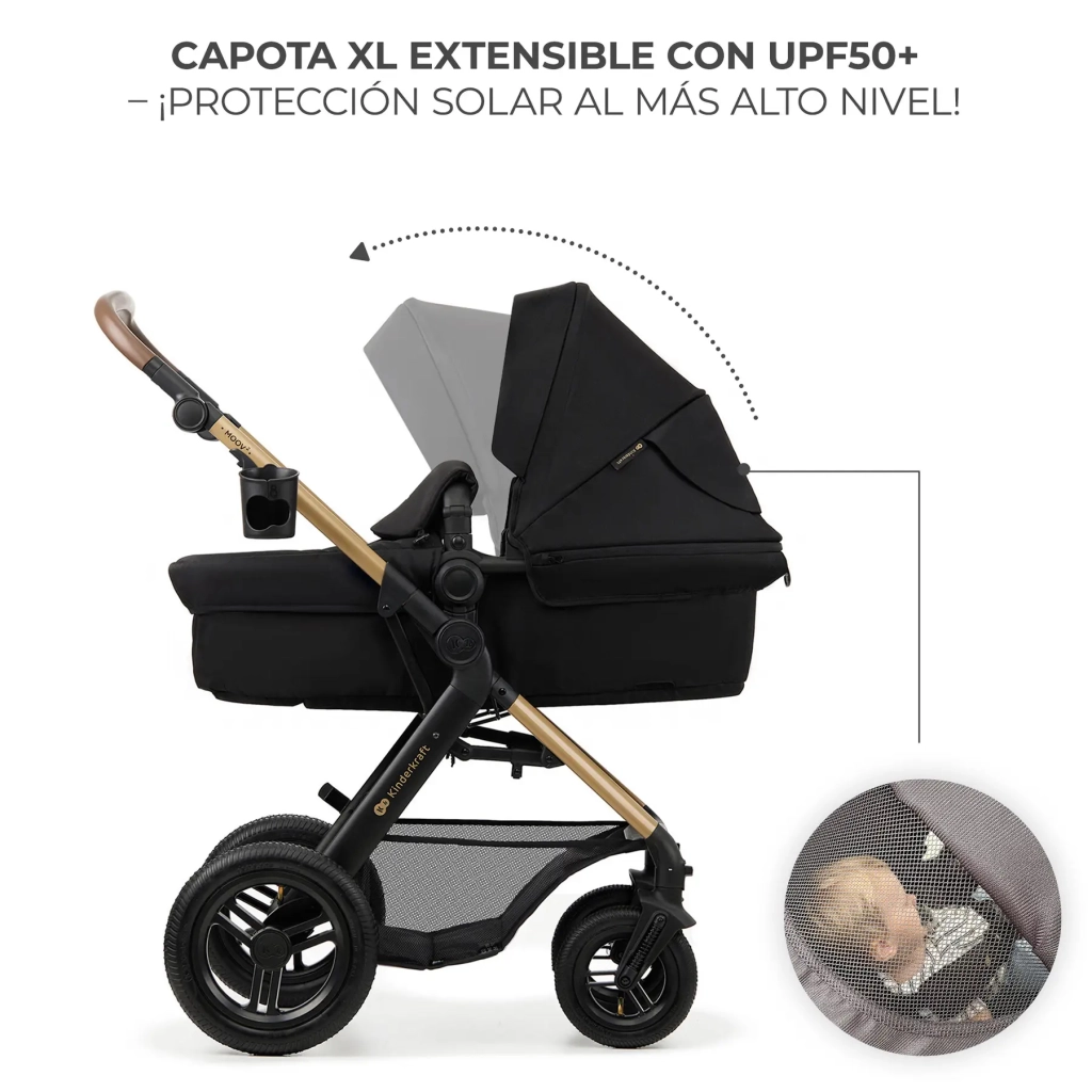 Коляска Kinderkraft 3 в 1 Moov 2 Air Pure Black (KSMOOV02BLK0000) (5902533925759) - зображення 10