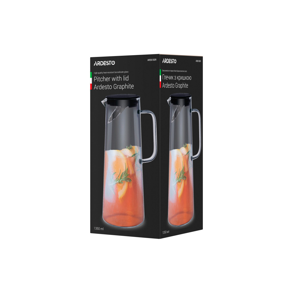 Глечик Ardesto Graphite 1350 мл (AR2613GR) - зображення 4