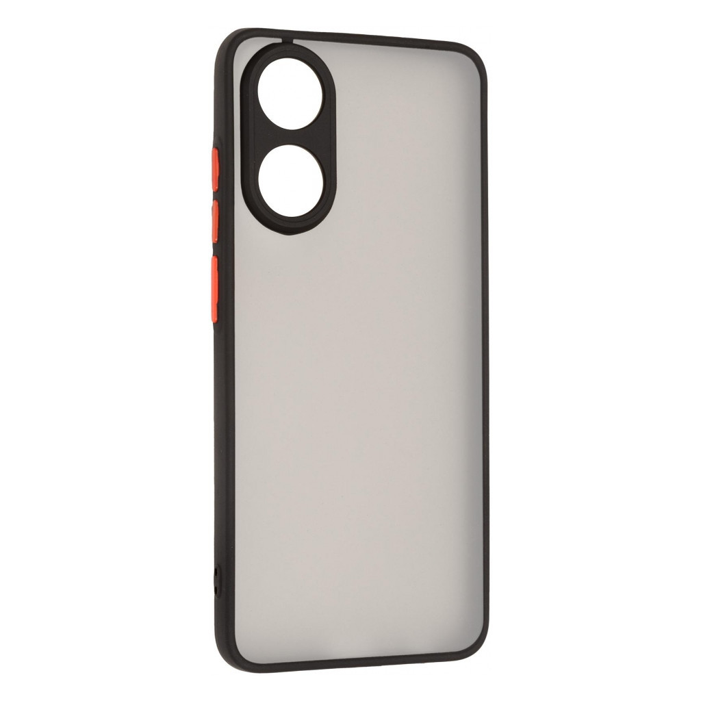 Чохол до мобільного телефона Armorstandart Frosted Matte OPPO A78 4G Black (ARM72406) - зображення 1
