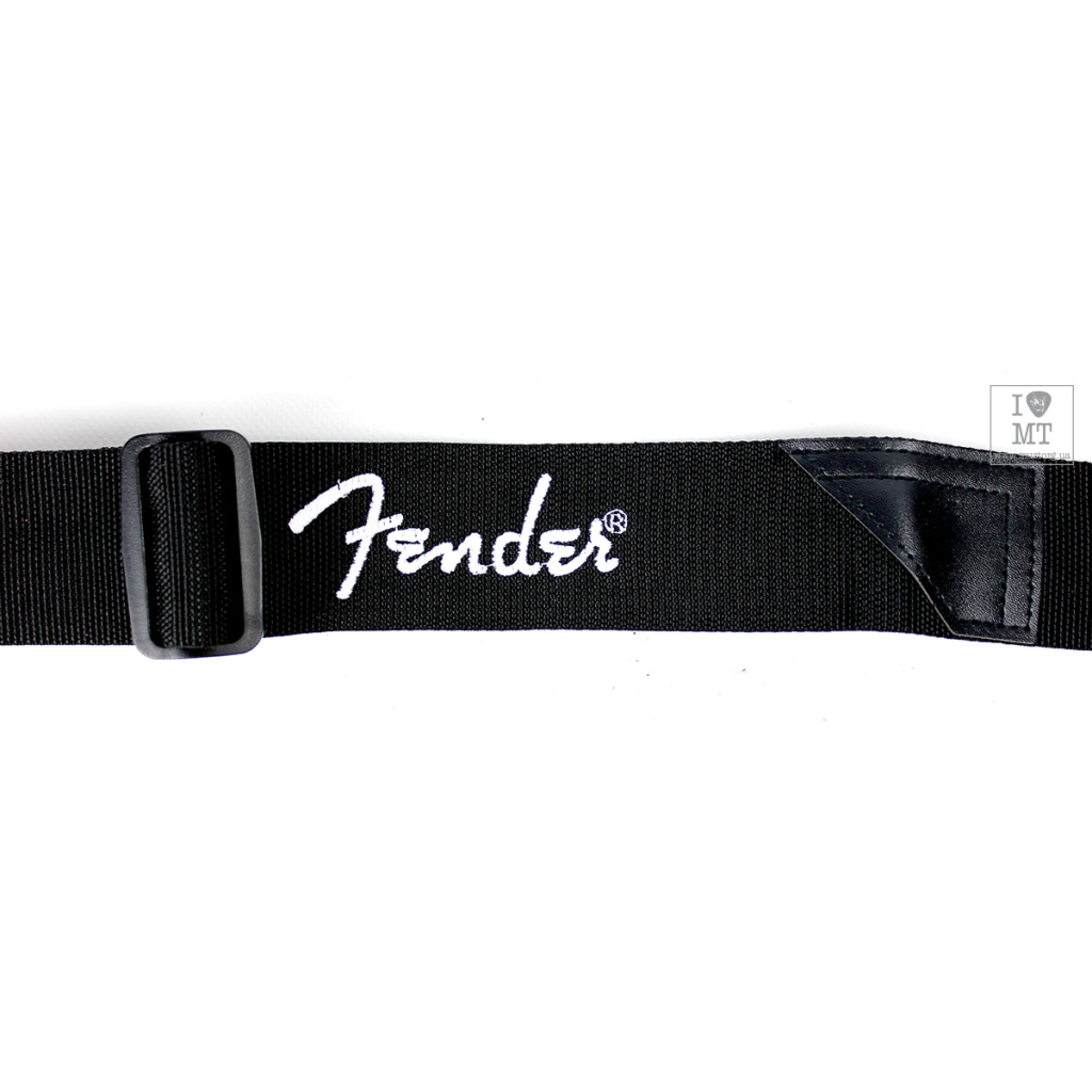 Ремінь для гітари Fender Strap 2" Black White Logo (53884) - зображення 3