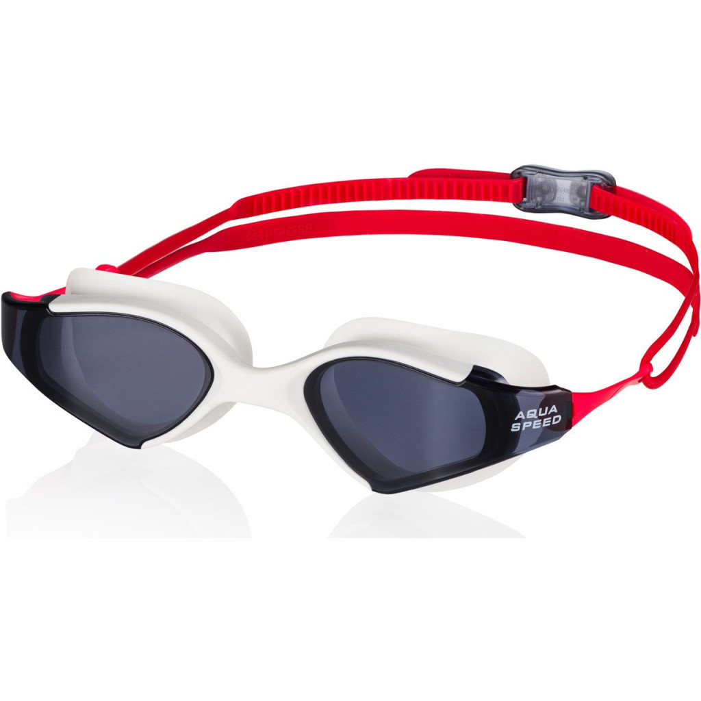 Окуляри для плавання Aqua Speed Blade 059-53 6136 білий, червоний OSFM (5908217661364) - зображення 1