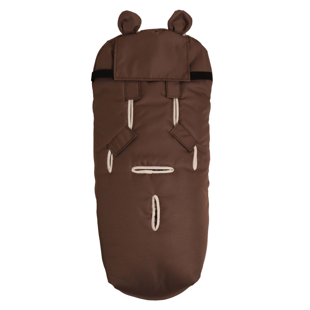 Чохол для ніг Kaiser XL EARS WOOL 2 в 1, зимовий, шоколадний (6582585) - изображение 3
