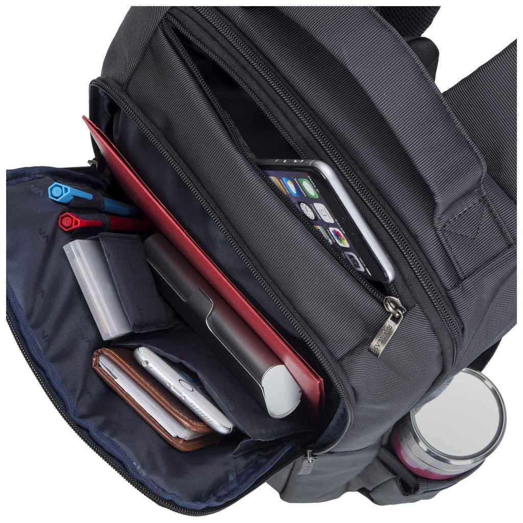 Рюкзак для ноутбука RivaCase 15.6" 8262 Black (8262Black) - изображение 6