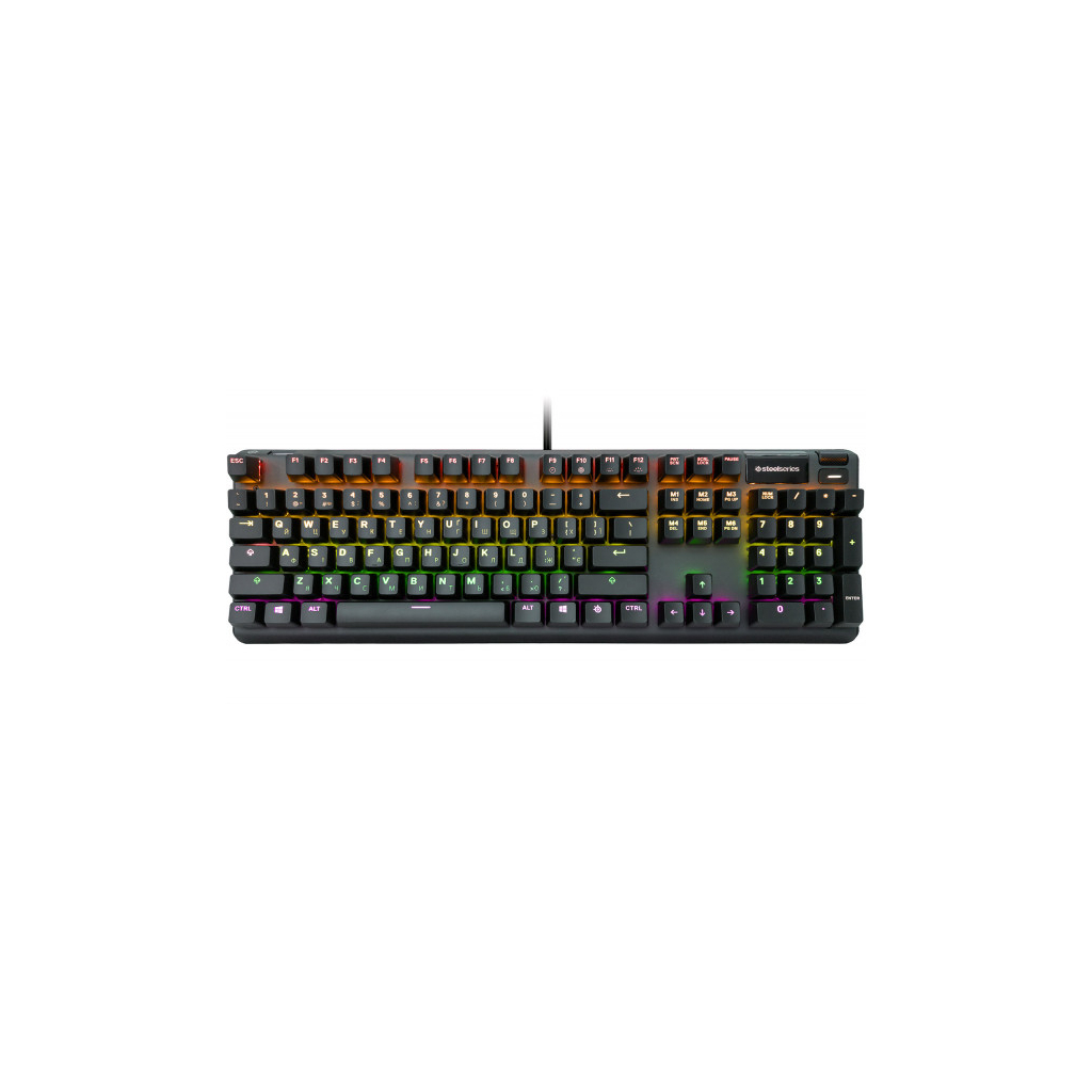 Клавіатура SteelSeries Apex 7 Blue Switch OLED Smart Display USB UA Black (64774) - зображення 1