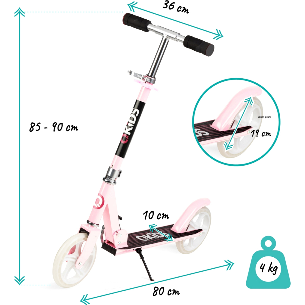 Самокат Qkids Weiss Pink (KIDS00033) - зображення 7