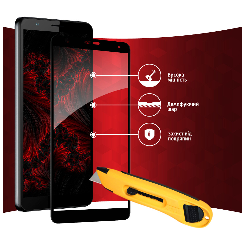 Скло захисне Intaleo Full Glue ZTE Blade A31 Plus (1283126523113) - зображення 4
