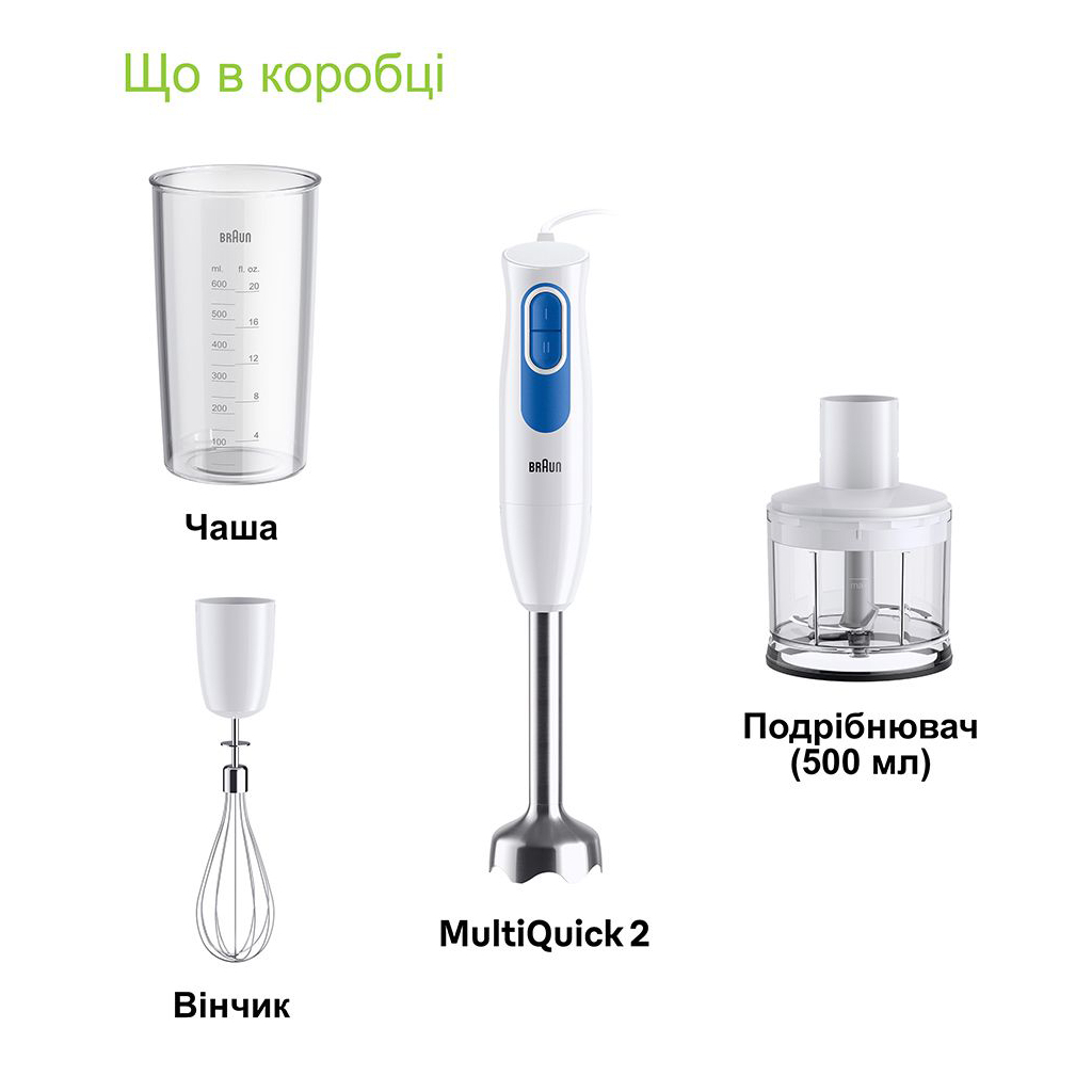 Блендер Braun MQ 20236 M WH - зображення 4